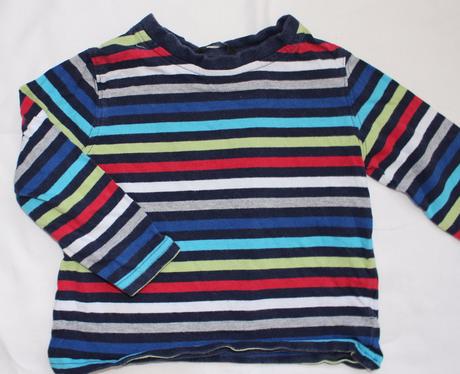 Ak74. pruhované tričko 1-1,5 let, george,86