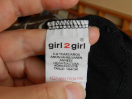 Tričko krátký rukáv s nápisem, girl2girl,98