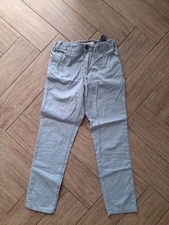 Slabé plátěné kalhoty zn. hm, vel. 134, h&m,134