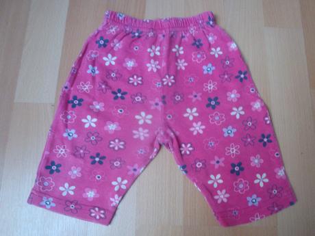 Kalhoty květované - růžové, george,68