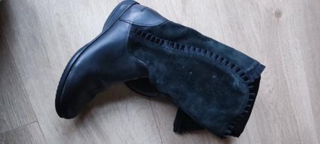 Nádherné kožené kozačky zn. clarks vel. 34, clarks,34