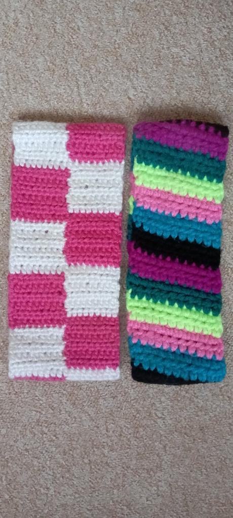 2x pletená čelenka,