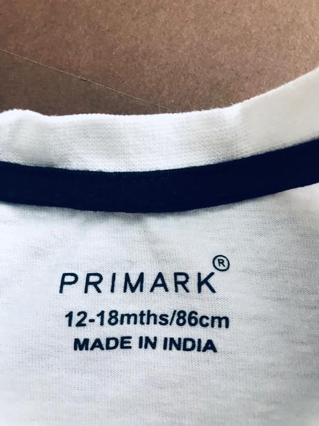 Triko bílé - v.12/18 měs., primark,86