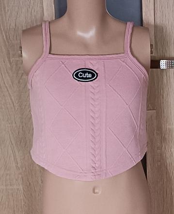 Crop top tílko vel. 7 let, 122