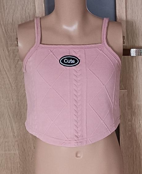 Crop top tílko vel. 7 let, 122