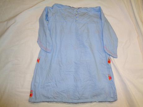 Luxusní vzdušné šaty - vyšité sovičky, 116