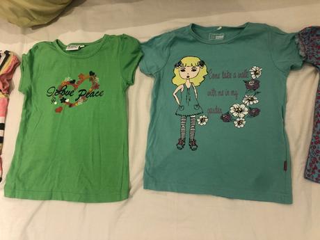 Set 5 tricek divci h&m, kids, lupilu, name it, 110