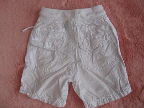 Plátěné kraťasy,šortky- h&m, h&m,74