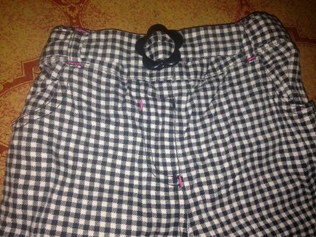 Dívčí kraťasy kostičky, kvítečko vel. 92 - 98, st. bernard,92