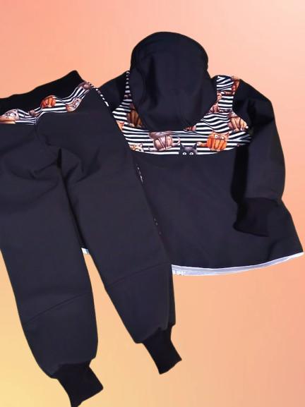 Bundička a kalhoty ze softshellu, 110