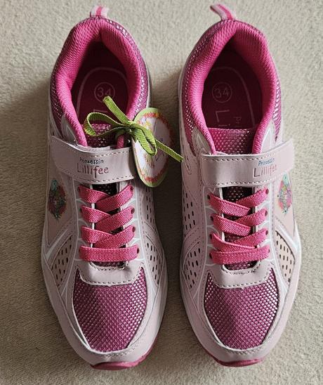 Nové růžové princeznovské boty, tenisky, vel.34, 34