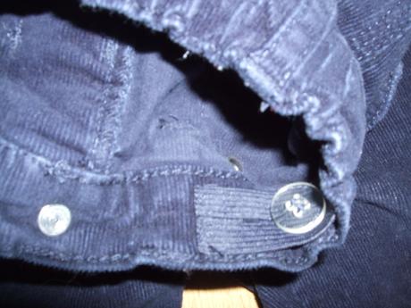 Elastické kordové kalhoty tu- nenošené, tu,80