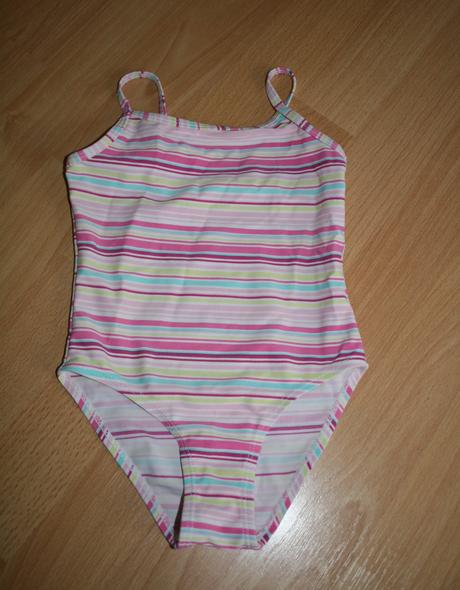 Pruhované jednodílné plavky, f&f,104