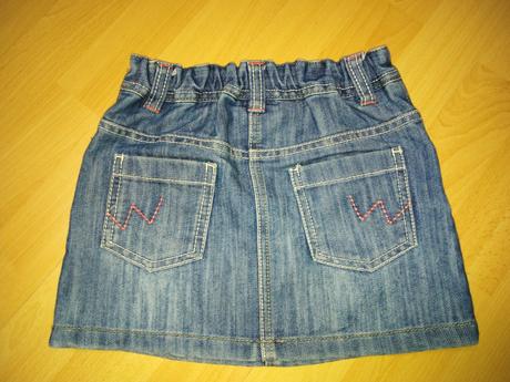 Riflová sukýnka 3-4 roky, next,110