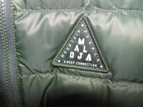 Přechodová péřová bunda s kapucí maloja, xl