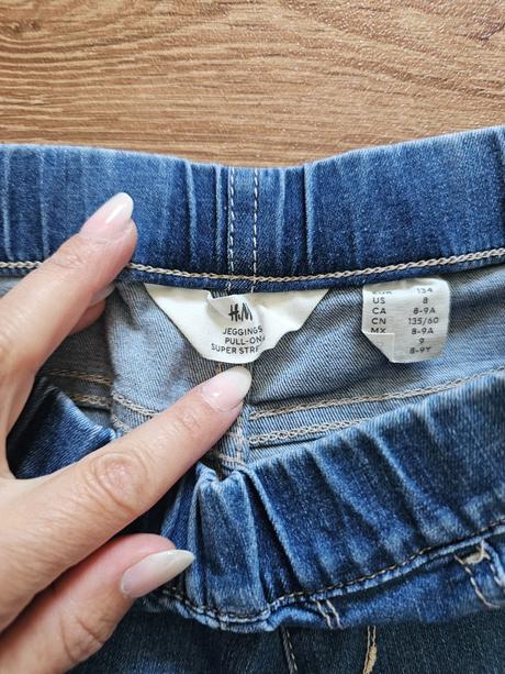 Dívčí džegíny h&m vel. 134, h&m,134