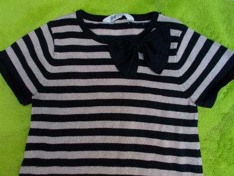 Třpytivé úpletové šaty h&m v. 134/140, h&m,134
