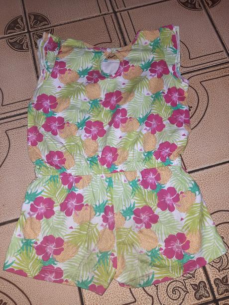 Letní overal ananas, květy vel. 98 - 104, 98