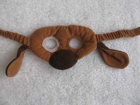 Karnevalová škraboška-maska pejska, 