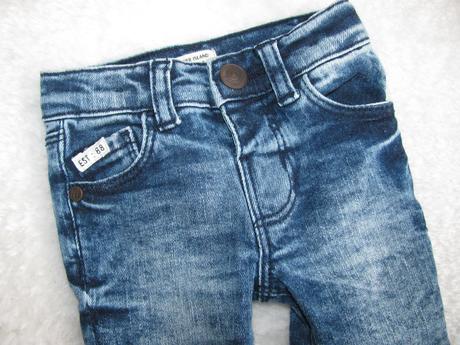 Parádní strečové džíny s náševkou, unisex, river island,68