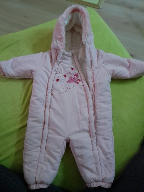 Překrásná růžová kombinéza na holčičku zimní, ladybird,80