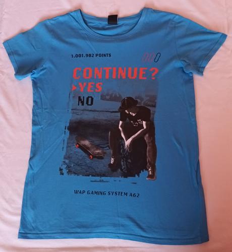 Chlapecké triko modré krátký rukáv takko, takko,170