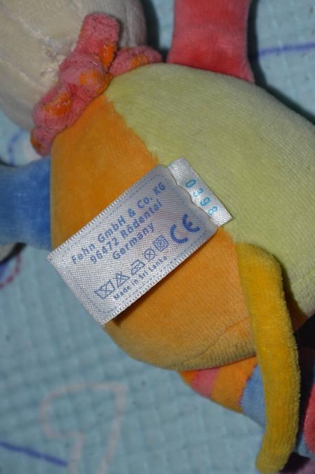 Plyšové chrastítko,