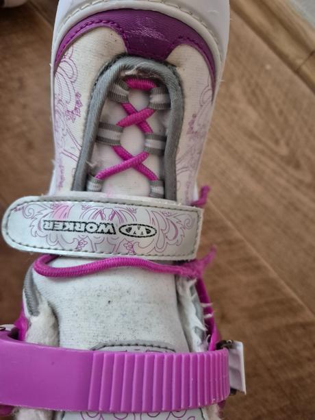 Dívčí rostoucí lední brusle worker vel. 30-33, 30