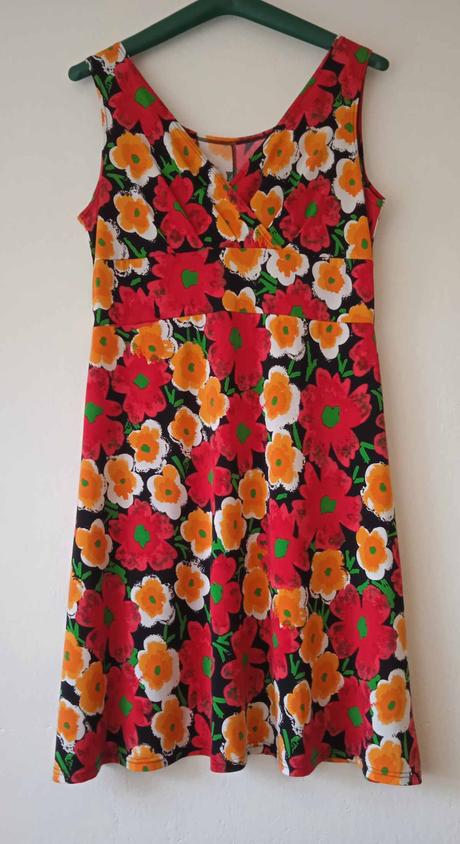 Dámské letní šaty květované 42 44 xl xxl, xl
