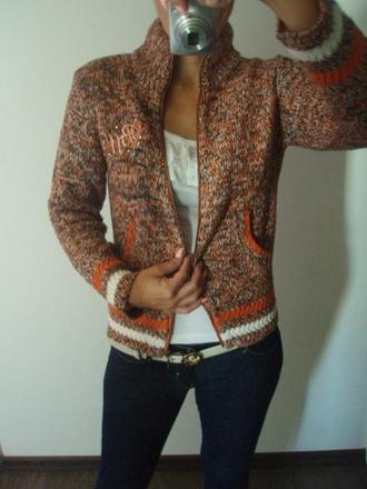 Oranžový svetr broadway, broadway,s