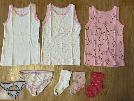 Dívčí set - roláky, tepláky aj. - 19ks - lupilu, lupilu,98