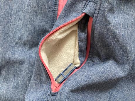 Softshellová bunda s kožíškem na jaro/podzim, tchibo,146