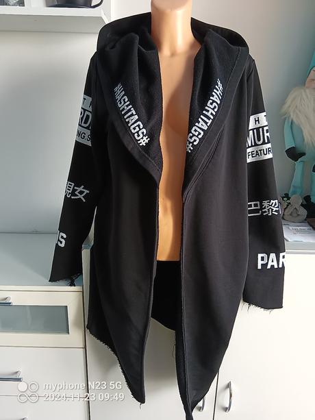 Cardigan s kapucí zn."by dimli", 