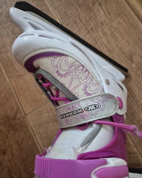 Dívčí rostoucí lední brusle worker vel. 30-33, 30