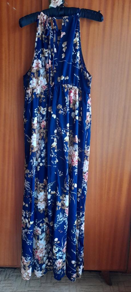 Shein květinové dlouhé šaty, l