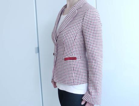 Sako vinovo-cerveno -bezove vel.34 h&m, h&m,34