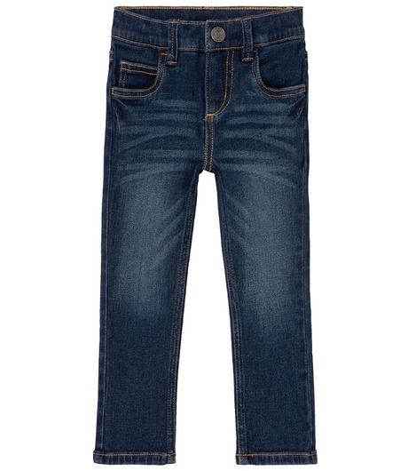 Klučičí džíny tmavě modré rifle slim fit vel. 110, lupilu,110