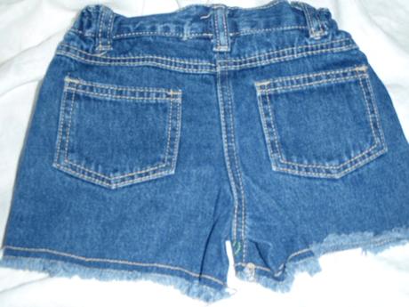 Super riflové kraťásky s kytičkama, tiny ted,80