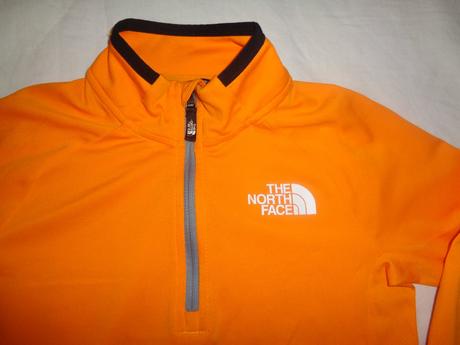 Oranžová funkční mikina the north face, 140