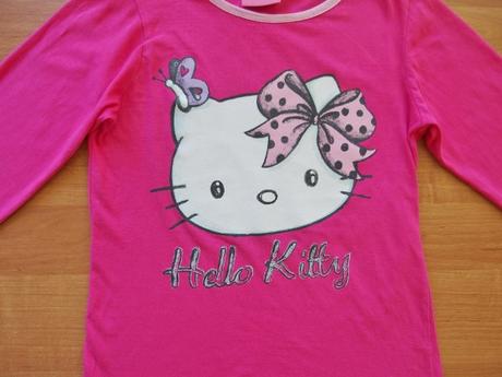 Tričko / triko zn. hello kitty v. 128 - top stav, hello kitty,128