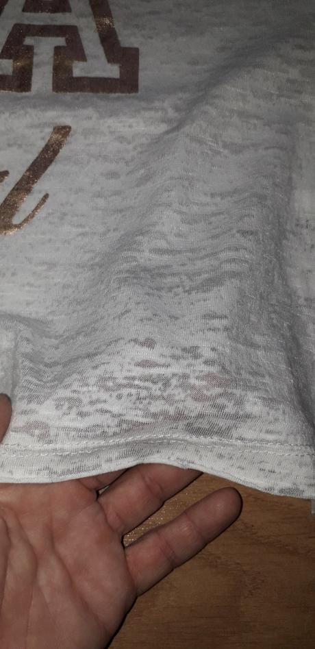 Crop tričko l. a. girl, h&m,134