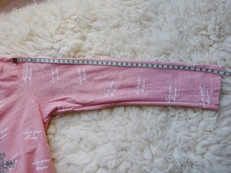 Růžové tričko dl. rukáv, 122