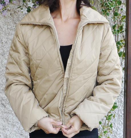 Prosivana bunda velbloudi barvy, 34