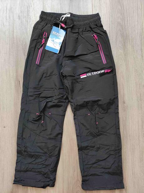 Zimní šusťákové kalhoty sezon 98-146, 98 - 146