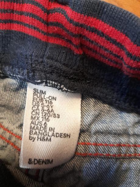 Rifle denim, vel. 116, denim,116