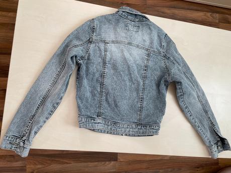 Džínová bunda, plísňová, vel s, strom jeans, s
