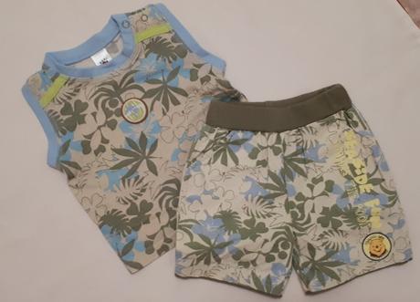 Dětský letní komplet, tričko a kraťásky, vel.62/68, baby club,62