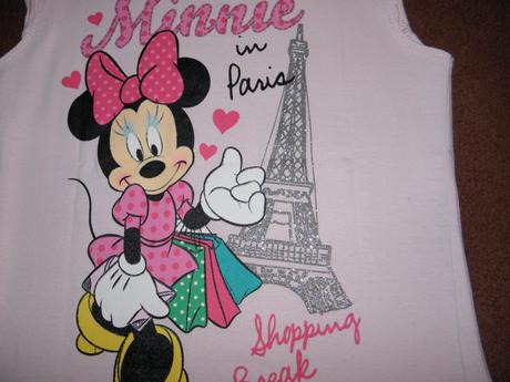 Dívčí tričko s minnie zn. disney vel.128, disney,128
