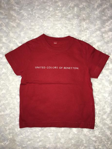 Červené tričko benetton, benetton,74