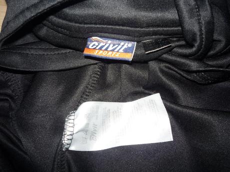 Sportovní mikina černá, crivit,s